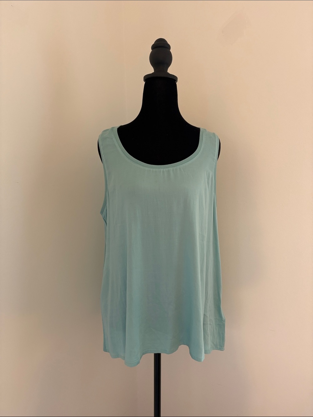 Tribal Women's Mint Scoop Neck Tank Top